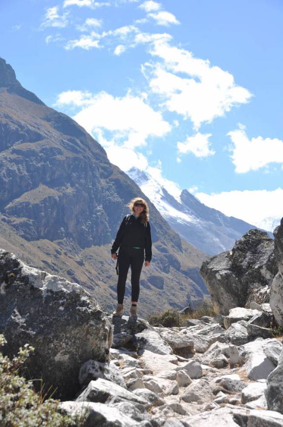 Segundo dia de caminhada no trekking Santa Cruz, na Cordillera Blanca, região de Huaraz, no Peru